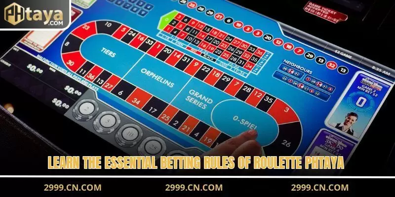 Learn the essential betting rules of Roulette PHTAYA