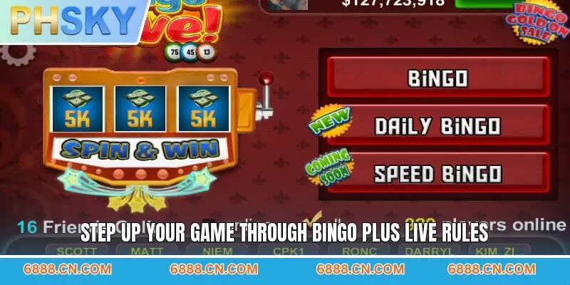 Step up your game through bingo plus live rules