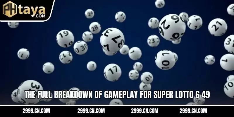 The full breakdown of gameplay for Super Lotto 6/49