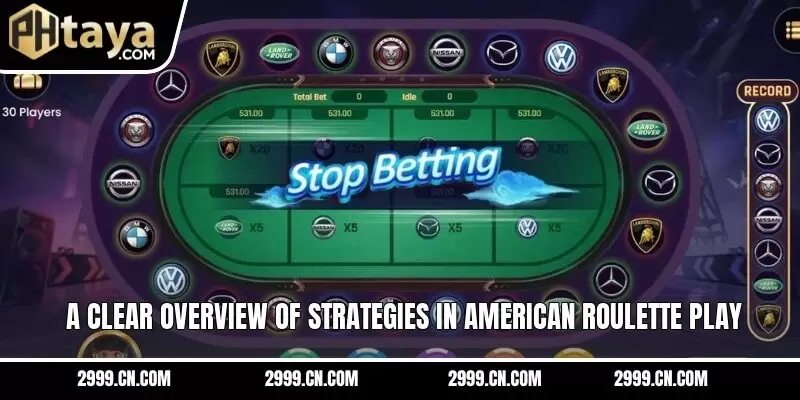 A clear overview of strategies in American roulette play