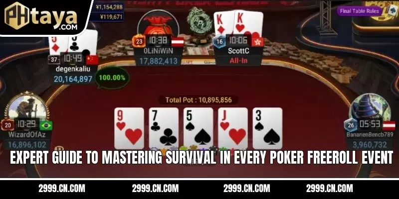 Expert guide to mastering survival in every poker freeroll event