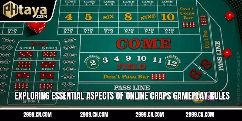 Exploring essential aspects of online craps gameplay rules