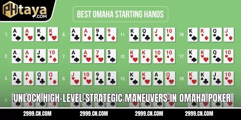 Unlock high-level strategic maneuvers in Omaha poker