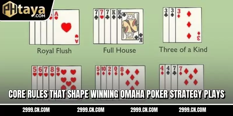 Core rules that shape winning Omaha Poker strategy plays
