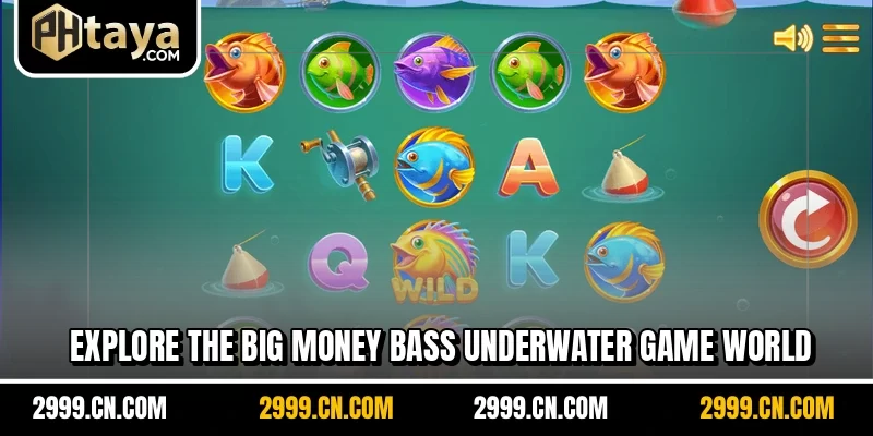 Explore the Big Money Bass underwater game world